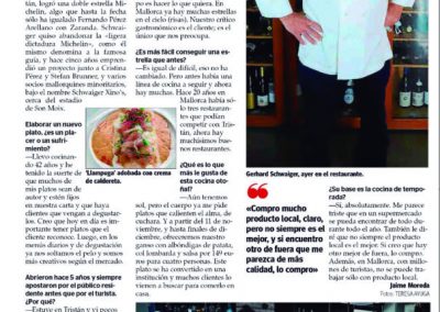 Gerhard Schwaiger: «Nuestro crítico gastronómico es el cliente»